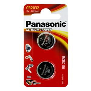 1x2 Panasonic CR 2032 Lithium Power