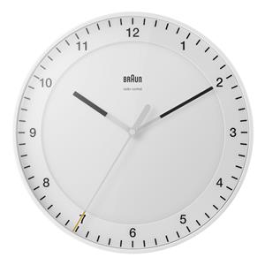 Braun BC 17 W-DCF radio wall clock white