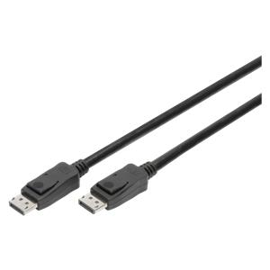 DIGITUS DisplayPort Cable 3m DP St/St m/lock UHD 8K