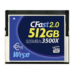 Wise CFast 2.0 Card 3500x  512GB blue