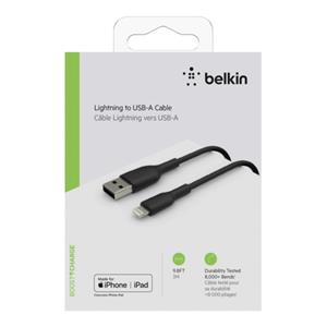 Belkin Lightning Cable 3m, PVC, black, mfi cert.
