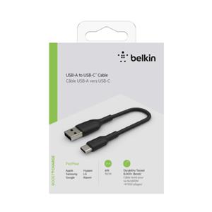 Belkin USB-C/USB-A Cable 15cm PVC, black CAB001bt0MBK