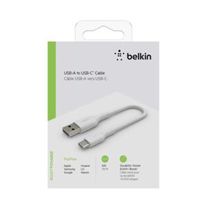 Belkin USB-C/USB-A Cable 15cm PVC, white CAB001bt0MWH
