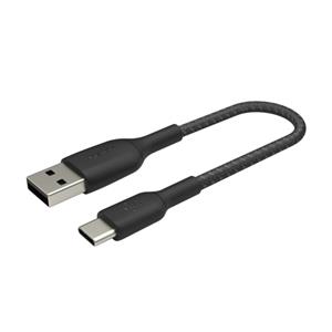 Belkin USB-C/USB-A Cable 15cm braided, black CAB002bt0MBK
