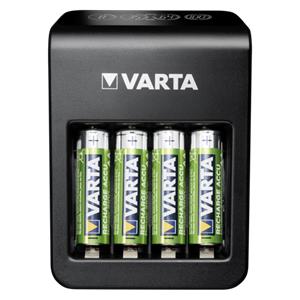 Varta LCD Pug Charger+ incl. 4 batteries 2100 mAh AA