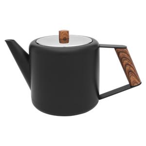 Bredemeijer Teapot Boston 1,1l black matt wood design 111004