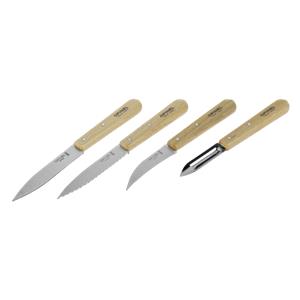 Opinel Natural 4 essential knives Box Set