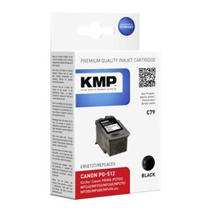 KMP C79 ink cartridge black compatible with Canon PG-512