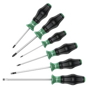 WERA 1334/6 screwdriver set Kraftform Comfort