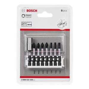 Bosch Impact Control 50 mm 8-pcs Bitpack