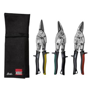 BESSEY Set of aviation snips with snips pouch DSET16