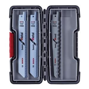 Bosch saber saw blade set Basic ToughBox Wood /Metal 15 pcs