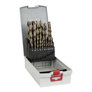 Bosch metal drill set HSS-Co w. Box 25 pcs 1,0-13,0 mm