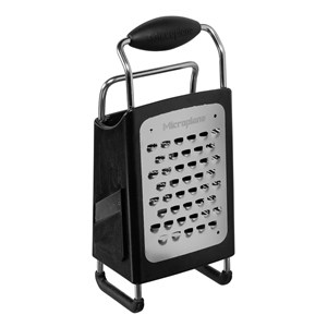 Microplane 4-Sided Box Grater fine /extra coarse /ribbon /slicer