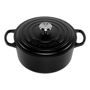 Le Creuset Signature Casserole round 22 cm black