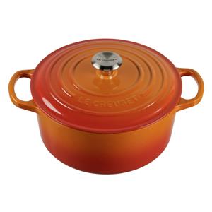 Le Creuset Signature Casserole round 22 cm ofenrot