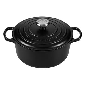 Le Creuset Signature Casserole round 24 cm black