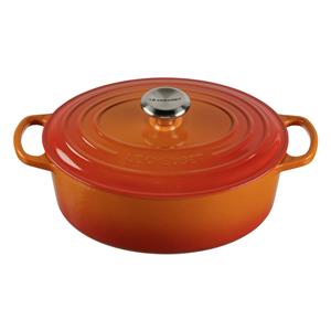 Le Creuset Signature Casserole oval 27 cm volcanic