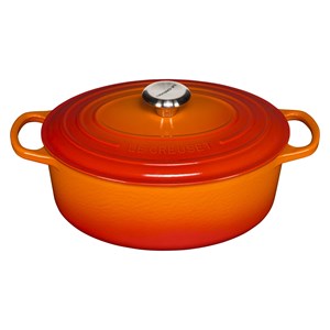 Le Creuset Signature Casserole oval 29 cm volcanic