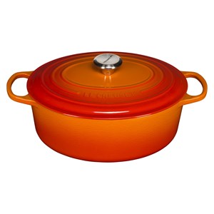 Le Creuset Signature Casserole oval 31 cm volcanic
