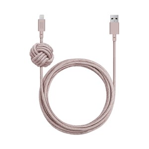 Native Union Night Cable USB-A to Lightning 3m Rose