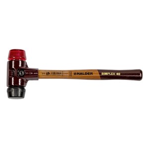Halder SIMPLEX soft-face mallet 40 comp. rubber /plast. TE SIMPLE