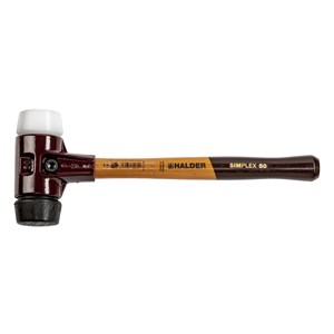 Halder SIMPLEX soft-face mallet 50 comp. rubber /plast. TE SIMPL