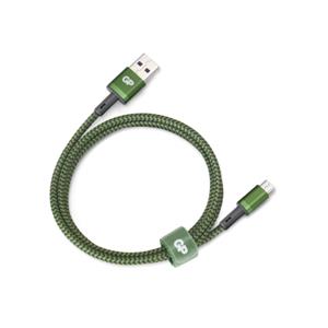 GP CM1B charge & Sync Cable 1m USB-A/Micro-USB High End green