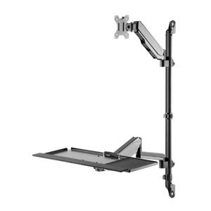 DIGITUS versatile standing- / sitting workdesk, wall mount