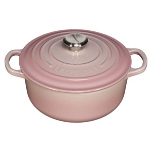 Le Creuset Signature Cast Iron- Round Casserole 20cm shellpink