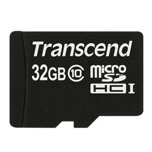 Transcend microSDHC 32GB Class 10 + SD-Adapter