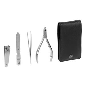 Zwilling Maniküre Pediküre Set 4tlg. mit Nagelknipser, Leder