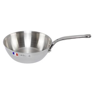 De Buyer Affinity Sauté Pan Stainless Steel curved  20 cm