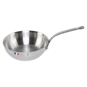 De Buyer Affinity Sauté Pan Stainless Steel curved 24 cm