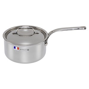 De Buyer Affinity Casserole Stainless Steel with lid 20 cm