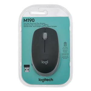 Logitech M190 grey cordless Mouse