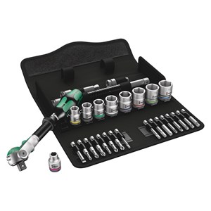 Wera 8100 SB 6 Zyklop Speed Ratchet Set 3 /8 Drive metric