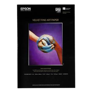 Epson Velvet Fine Art Paper A 3+ 20 Sheet, 260 g         S 041637