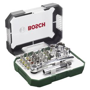 Bosch Prom 26-pcs. Screwdriver Bit Set with Ratchet