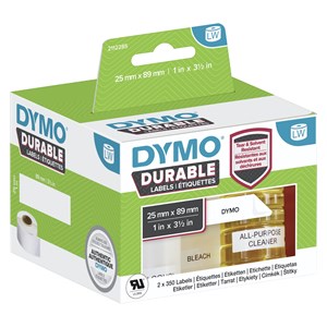 Dymo LW Durable 25 x 89 mm 2x 350 pcs