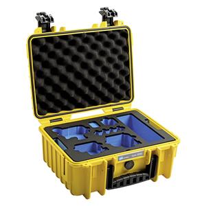 B&W GoPro Case Type 3000 Y yellow with GoPro 9 Inlay