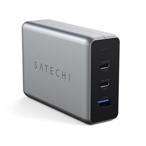 Satechi 100W Type-C PD GaN Compact Charger Space Gray