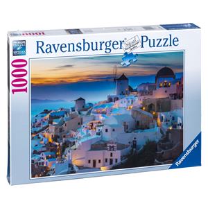 Ravensburger Evening in Santorini 1000 Pieces Puzzle
