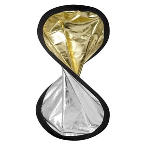 walimex Double Reflector silver/gold, 30cm