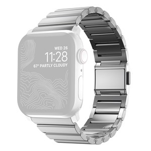 Nomad Strap Stainless Steel silver V2 42 /44 /45 /49mm