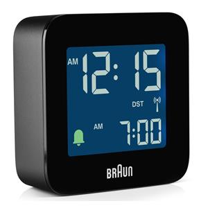 Braun BC 08 B-DCF     black Radio Controlled Alarm Clock