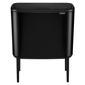 Brabantia Bo Touch Bin black matt, 11 + 23 L