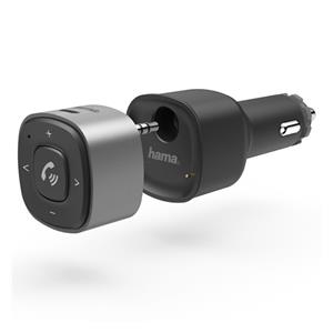 Hama Bluetooth-Receiver for Car 3,5mm Jack and USB Charger