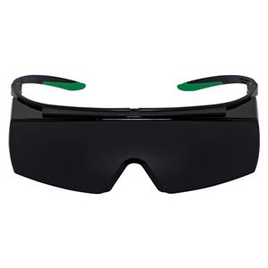 uvex super f OTG welding safety spectacles black/green