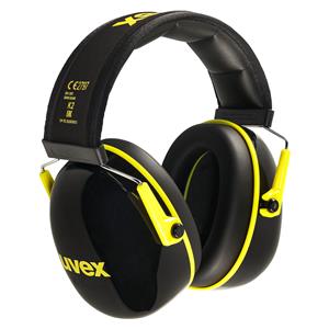 uvex capsule ear prot. K2 black/yellow